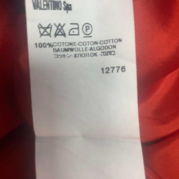 Valentino V-Neck Knee Length Dress - Picture 7 of 7